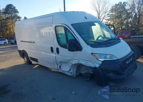 2023 Ram Promaster 2500 High Roof 159 Wb из США, поврежденный, VIN 3C6LRVDG8PE547078